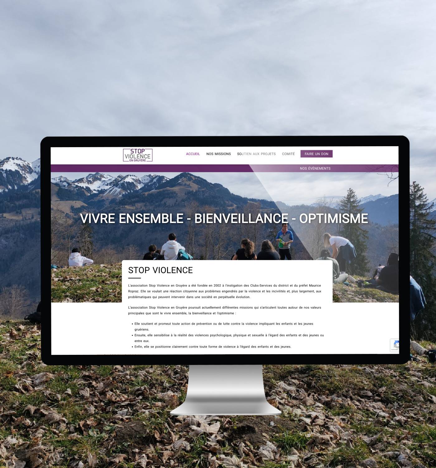 Stop Violence En Gruyère Cardas - digitale - expression