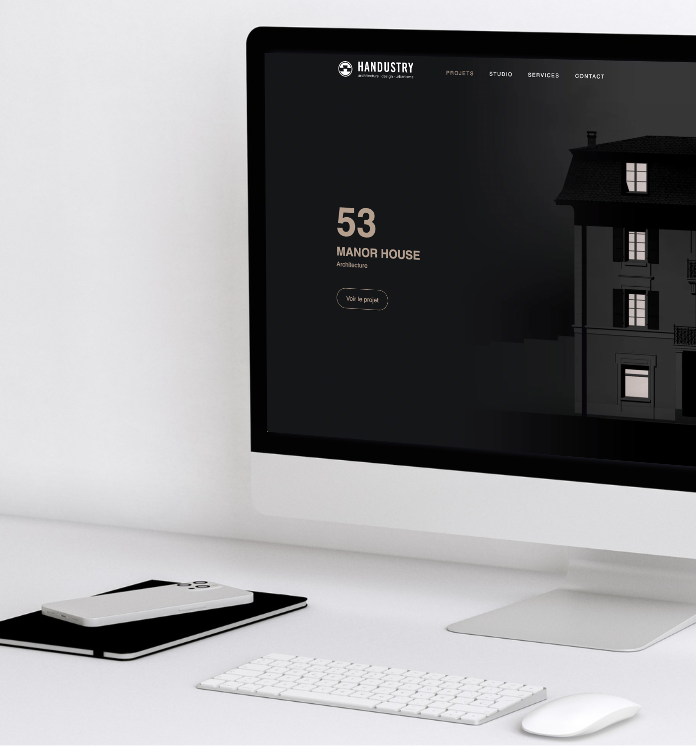 handustry - Expression Digitale Mockup du site internet sanurem - Geo consulting - Piedras Negras