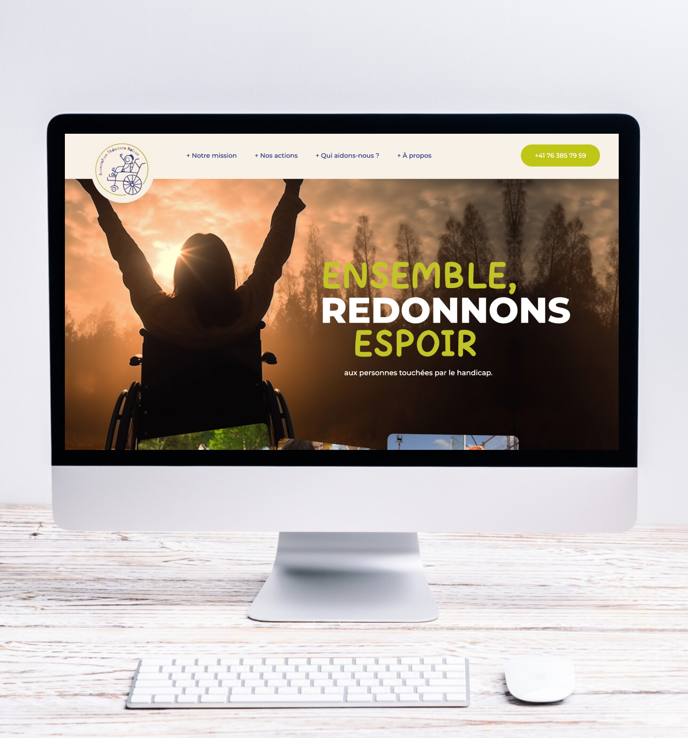 Mockup du site internet sanurem - Geo consulting - Piedras Negras